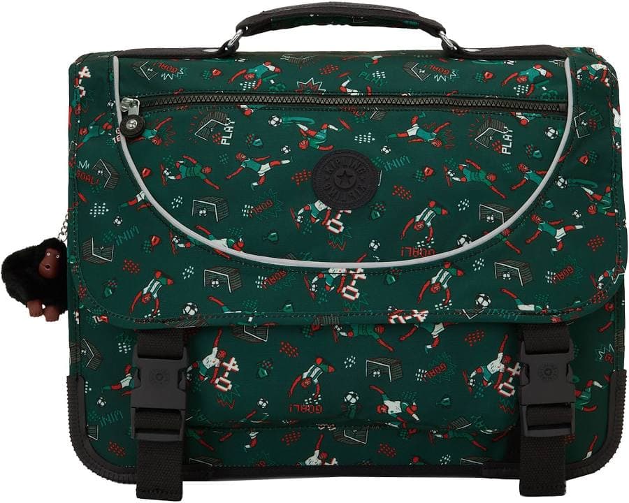 Kipling Preppy Medium Schoolbag-Soccer Print