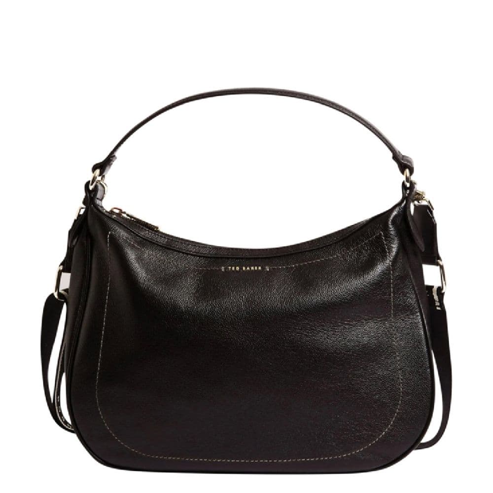 Ted Baker Lyshia Webbing Large Leather Hobo-Black