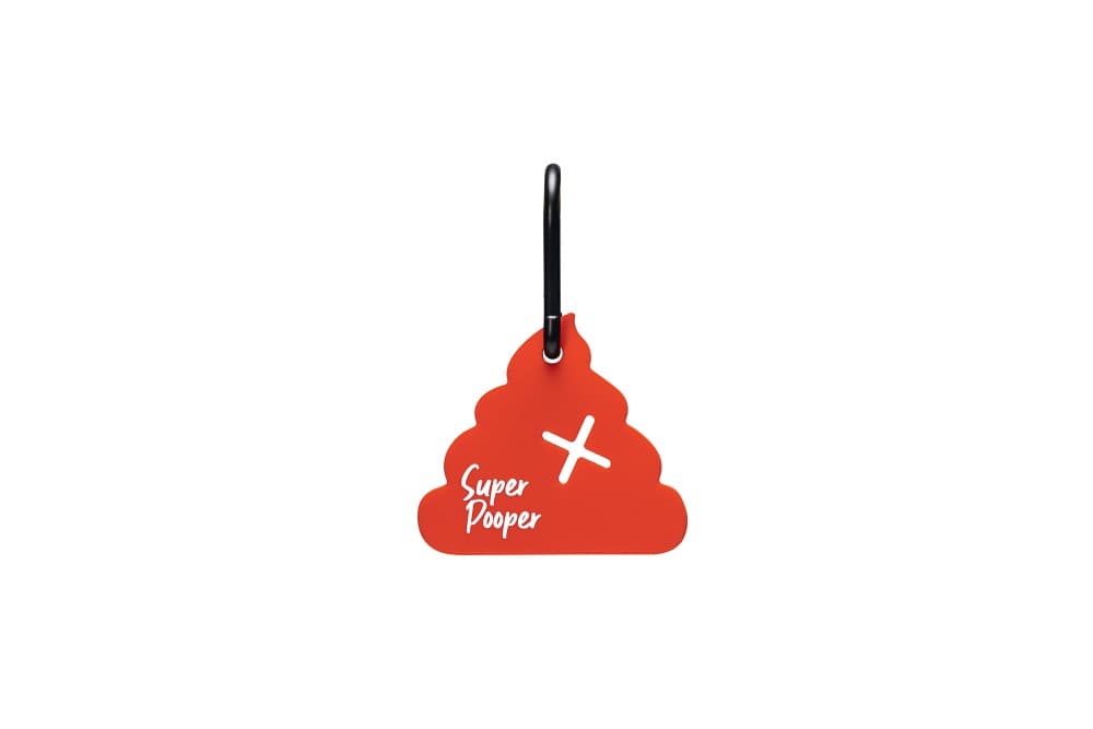Beeztees siliconen poepzak- en afvalhouder Samy Rood