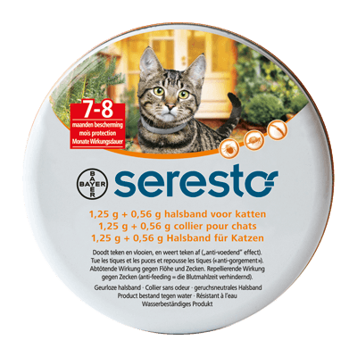 Seresto vlooien- en tekenband kat