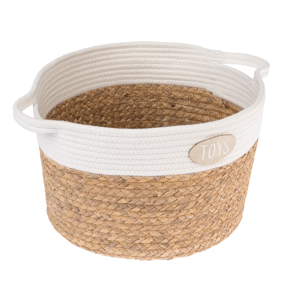 Panier de rangement pour jouets Florence Modern Living environ 37 cm de diamètre x H 23 cm pour chat