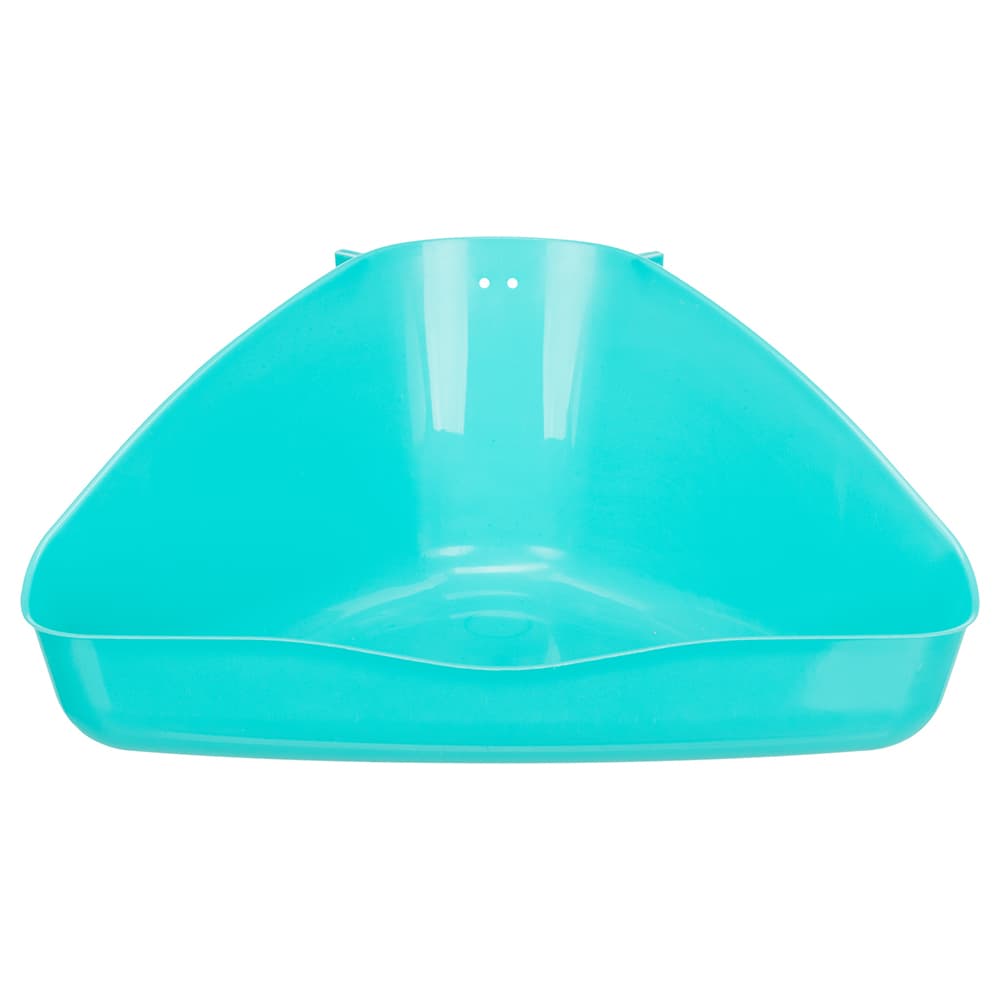 Toilette d'angle pour rongeur L 36 cm x l 30/30 cm x H 21 cm
