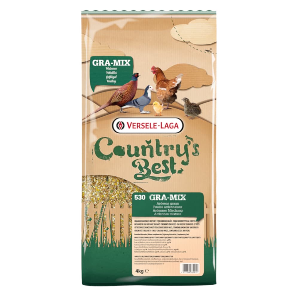 4kg Country's Best Gra-Mix Versele-Laga - Nourriture pour poules d'Ardennes