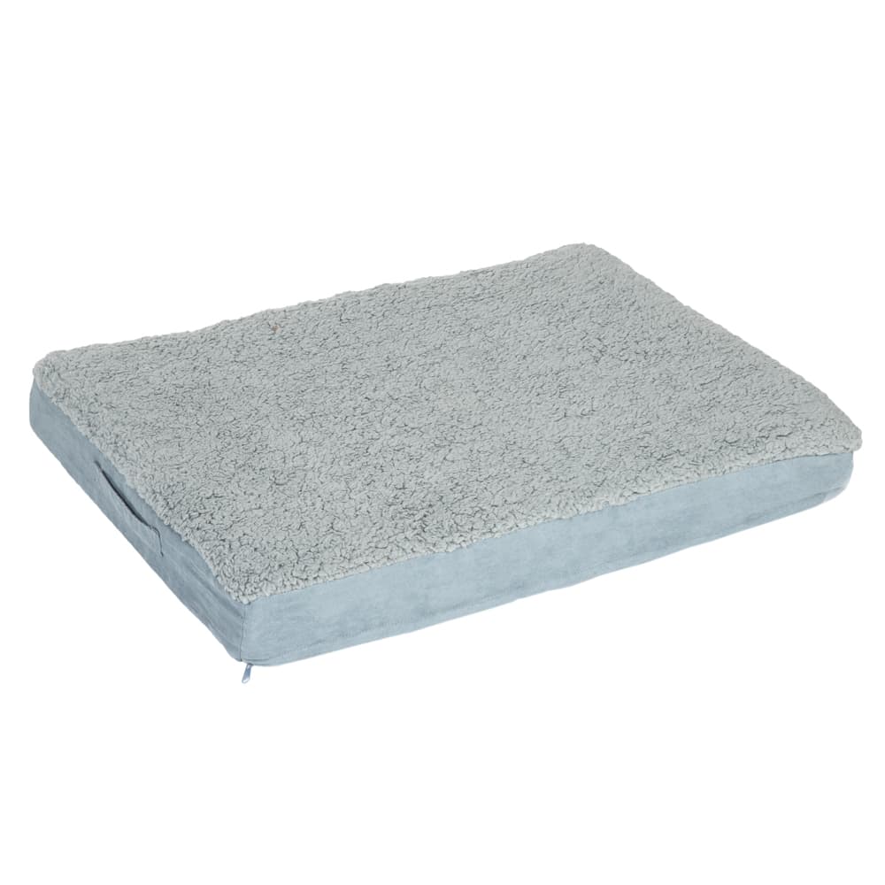 Coussin Memory, gris L 72 x l 50 x H 9,5 cm (motif chien) - pour chien