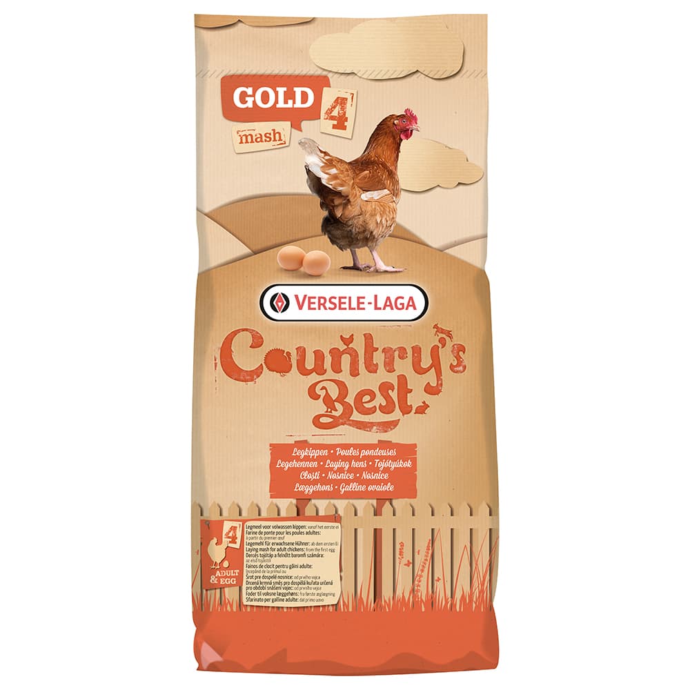 Versele-Laga Country's Best GOLD 4 Mash pour poules pondeuses - 2 x 20 kg