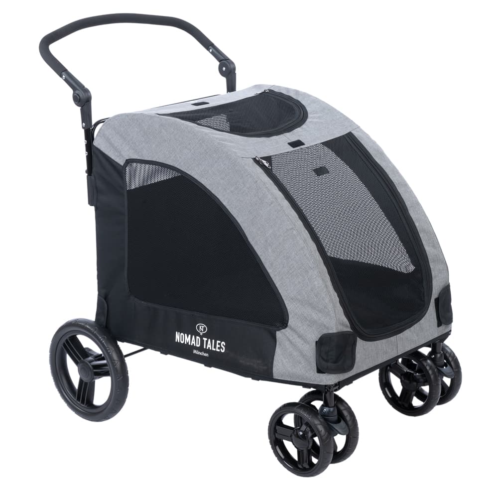 Nomad Tales Spirit poussette pour animaux domestiques, stone 95x82x120cm chien