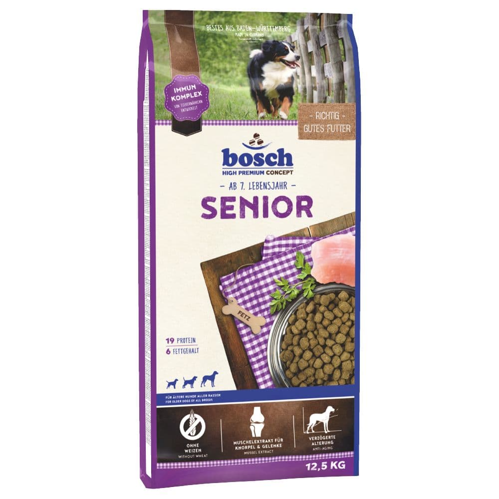 12,5kg Senior bosch pour chien - Croquettes pour chien
