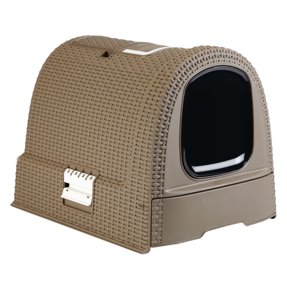 Maison de toilette Curver moka - pour chat