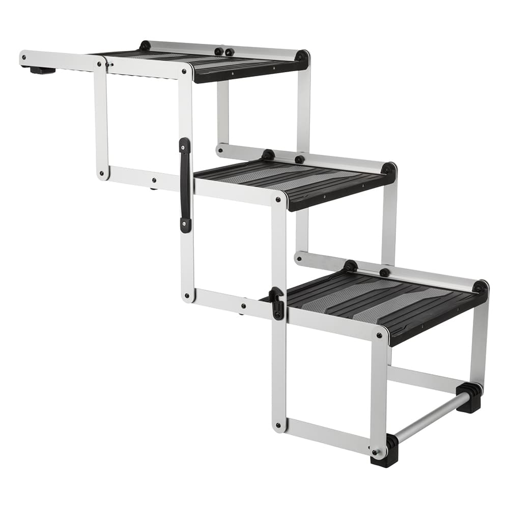 Escalier repliable 3 marches Trixie Friends on Tour en aluminium/TPR