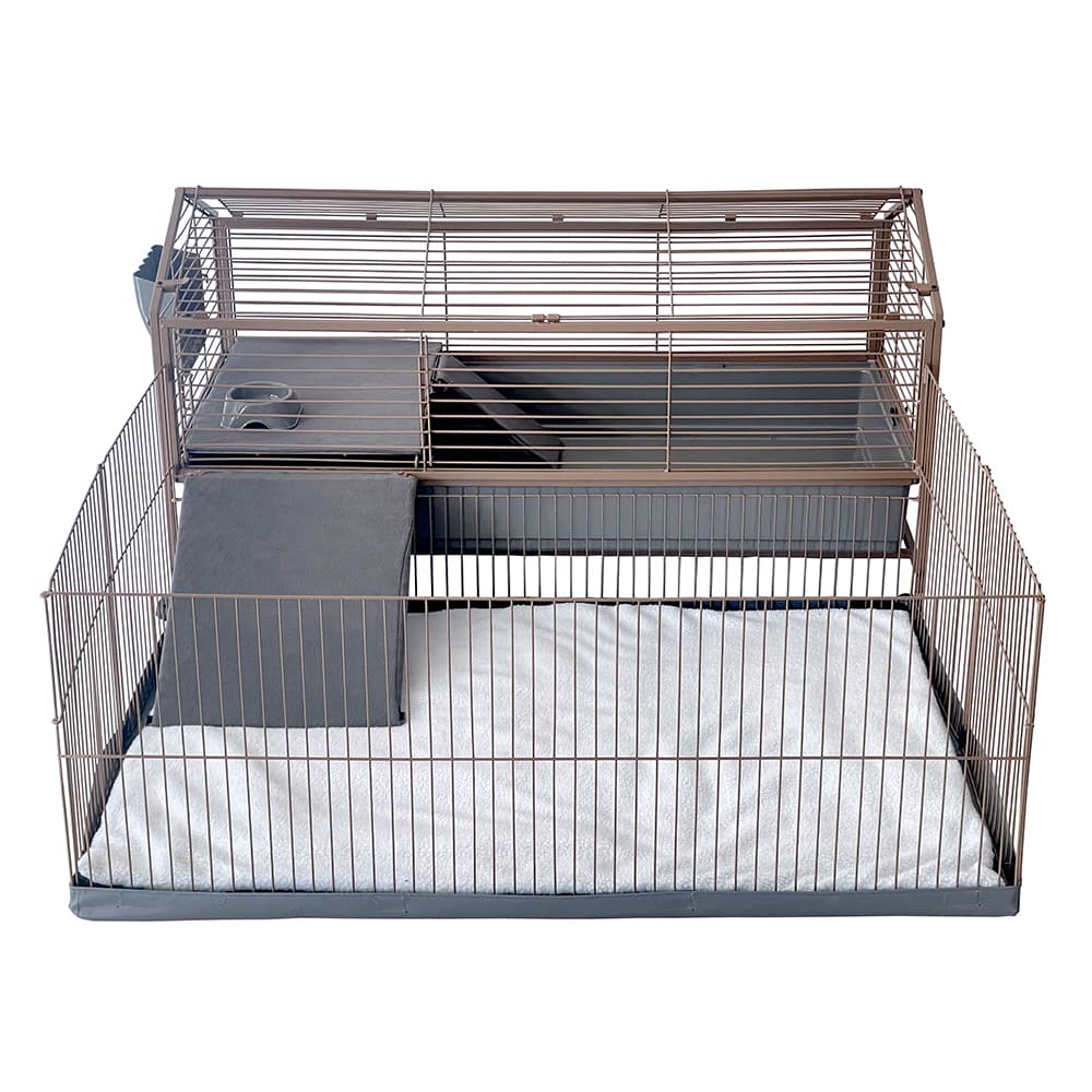 TIAKI chalet 120 pour petits animaux 148x123x64cm lapin