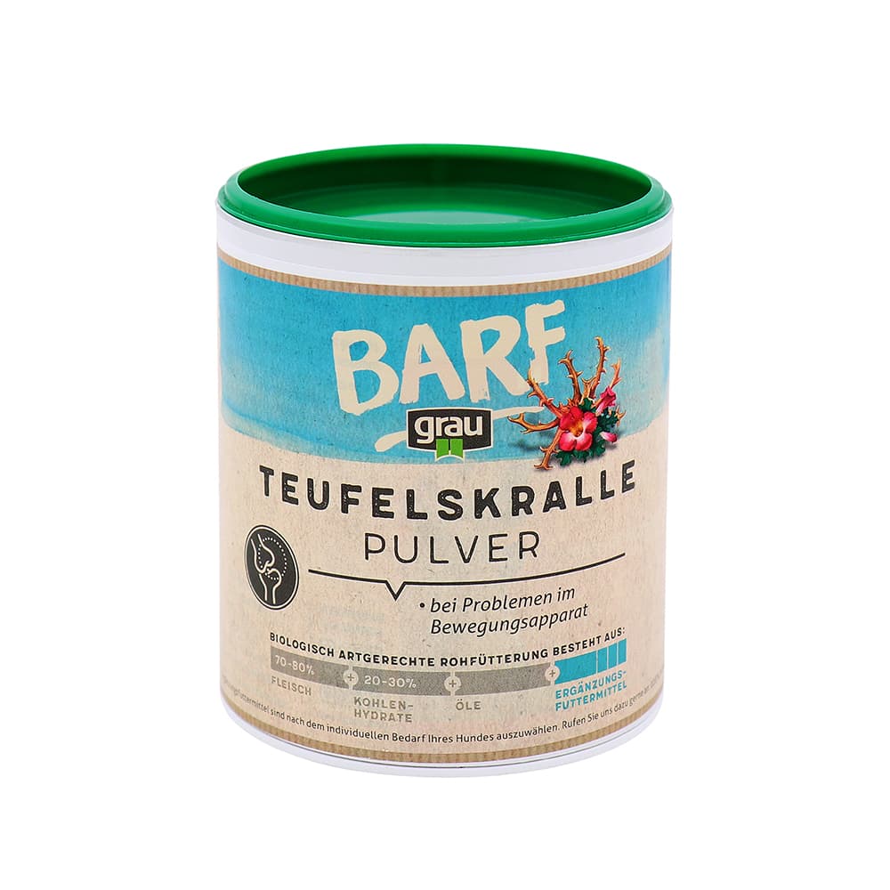 2x300g Griffe du diable en poudre Grau - pour chien