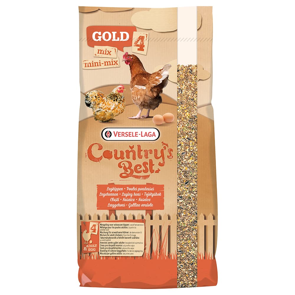 Versela-Laga Country's Best GOLD 4 Mix pour poules pondeuses - 2 x 20 kg