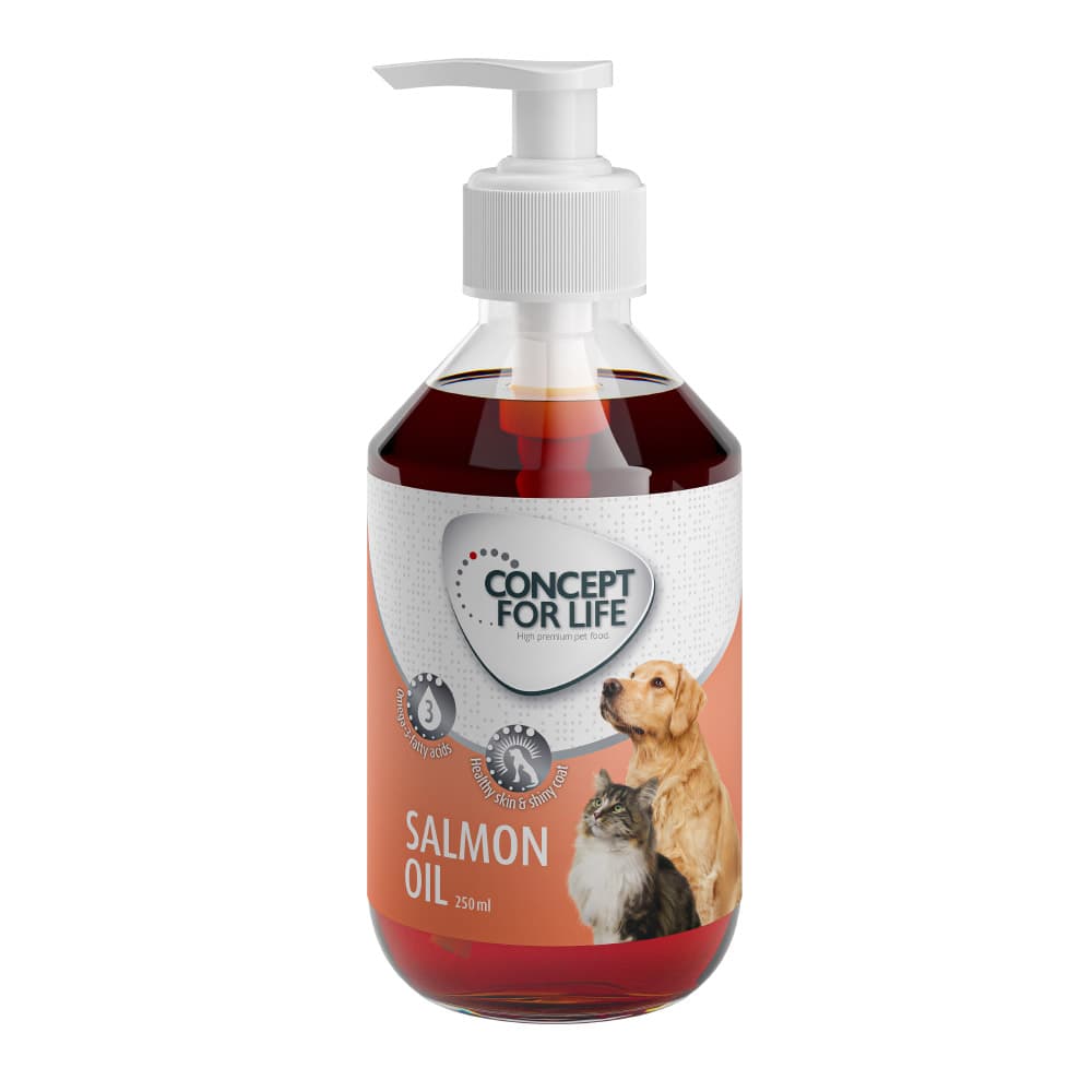 Huile de saumon Concept for Life pour chien et chat - 250 mL