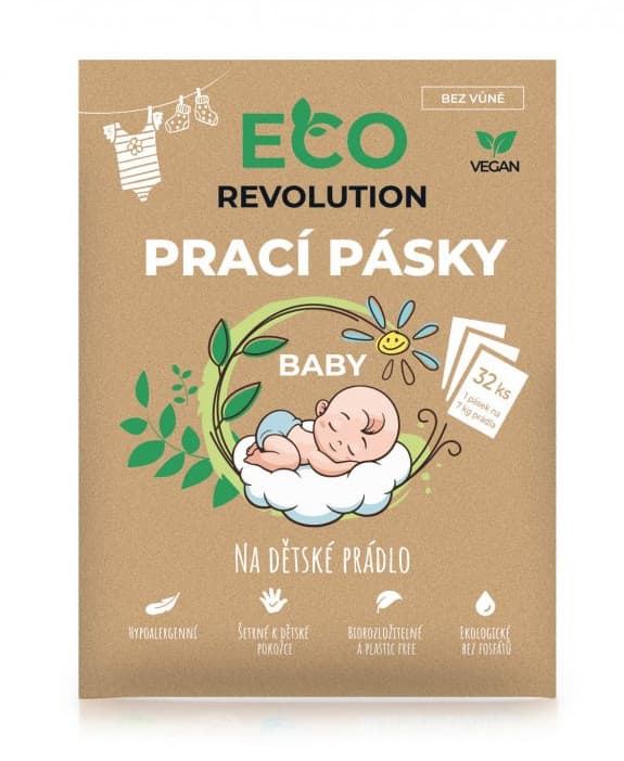 EcoRevolution Waslinten baby 32st (ECO9932)