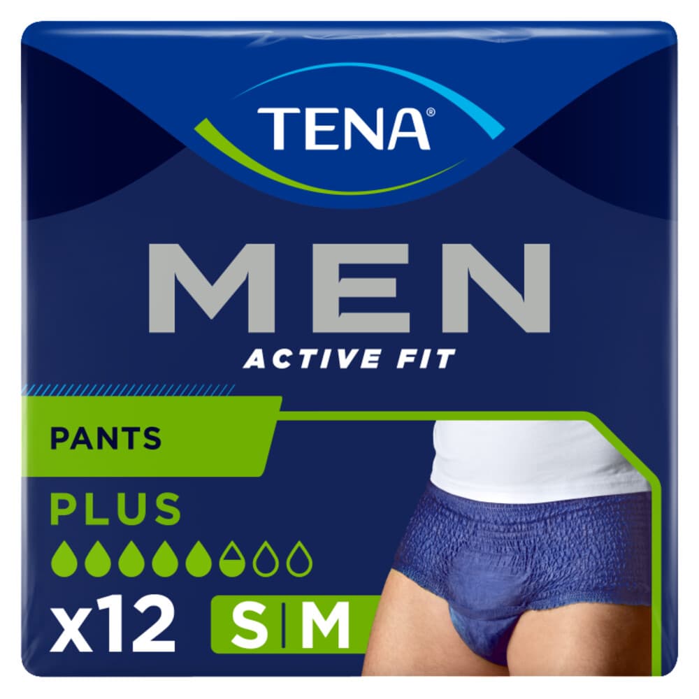 TENA Men Active Fit Pants Plus S/M 12 stuks