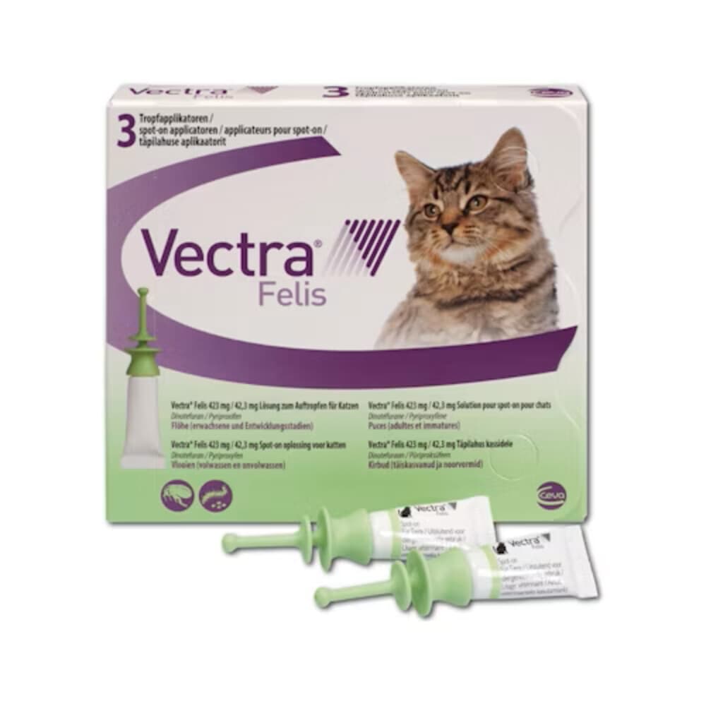 Vectra Felis Anti Vlooien 0,6-10 kg 3 stuks