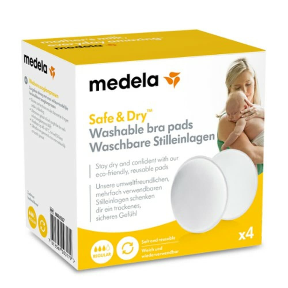 Medela Wasbare Zoogcompressen 4 stuks