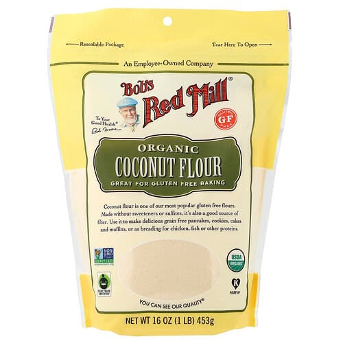 Bob's Red Mill, Biologisch kokosmeel, glutenvrij, 16 oz (453 g)