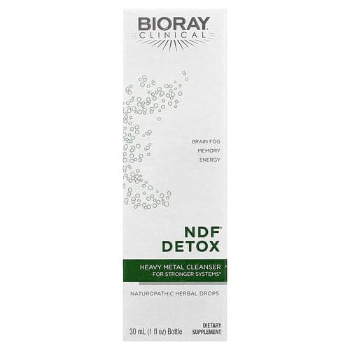 Bioray, NDF® Detox, Reiniger voor zware metalen, 30 ml