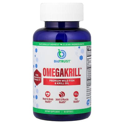 BioTRUST, OmegaKrill™, 90 zachte capsules
