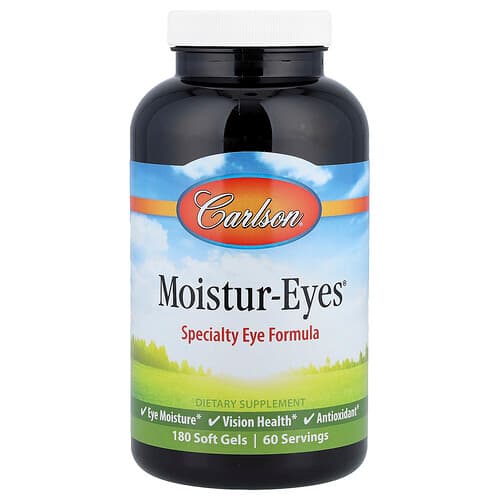 Carlson, Moistur-Eyes®, 180 zachte gelcapsules