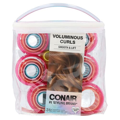 Conair, Self grip rollers™, volumineuze krullen, 31 stuks