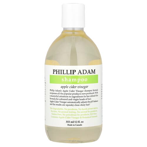 Phillip Adam, Shampoo, Appelciderazijn, 12 fl oz (355 ml)