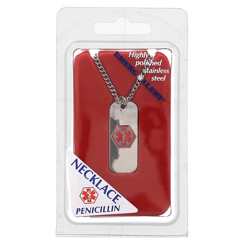 Emerge-Alert, Allergieketting, Penicilline, 1 stuk