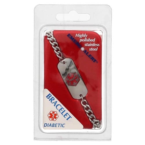 Emerge-Alert, Medische armband, diabetisch, 1 stuk