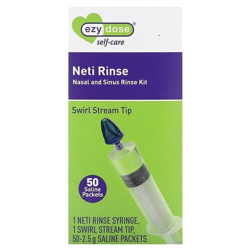 Ezy Dose, Zelfzorg, Neti spoel-, neus- en sinusspoelset, 52-delige set