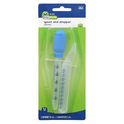 Ezy Dose, Kids, lepel en druppelaar, 2 stuks
