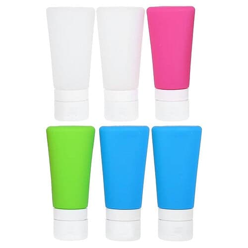 Flents, Essentials, 6 siliconen flessen, elk 3 oz