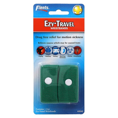 Flents, Ezy-Travel polsbandjes, one size fits all, 1 paar