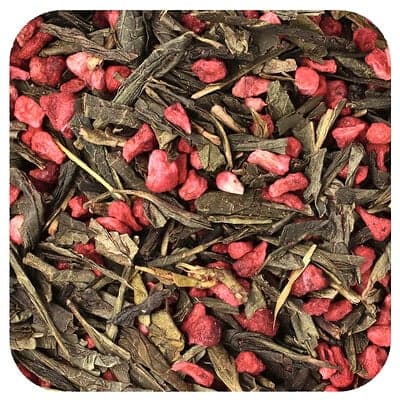 Frontier Co-op, Biologische groene thee, framboos, 453 g