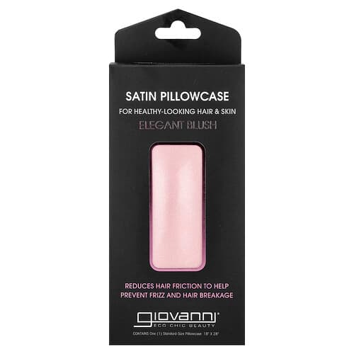Giovanni, Satijnen kussensloop, Elegant Blush, 1 kussensloop