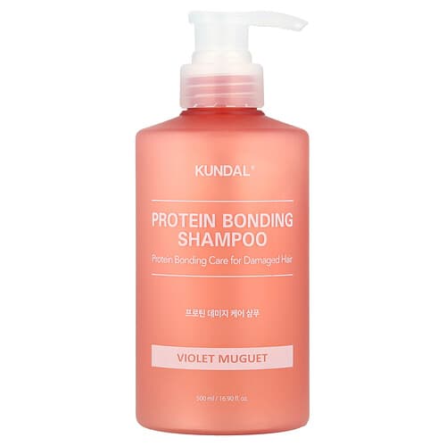 Kundal, Protein Bonding Shampoo, voor beschadigd haar, Violet Muguet, 500 ml