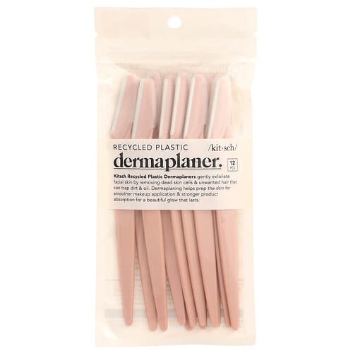 Kitsch, Dermaplaner van gerecycled plastic, terracotta, 12 stuks