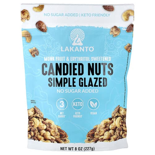 Lakanto, Gesuikerde noten, eenvoudig geglazuurd, 227 g