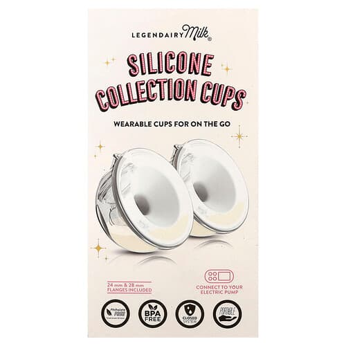 Legendairy Milk, Siliconen opvangbekers, 2 stuks