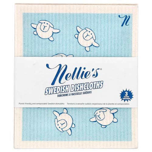 Nellie's, Zweedse vaatdoeken, 3 doeken
