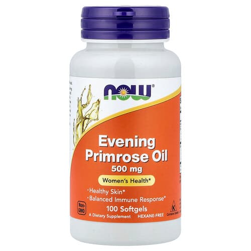 NOW Foods, Teunisbloemolie, 500 mg, 100 softgels