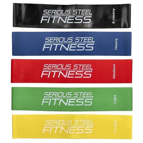 Serious Steel Fitness, 10 inch mini-luspakket, 5 stuks