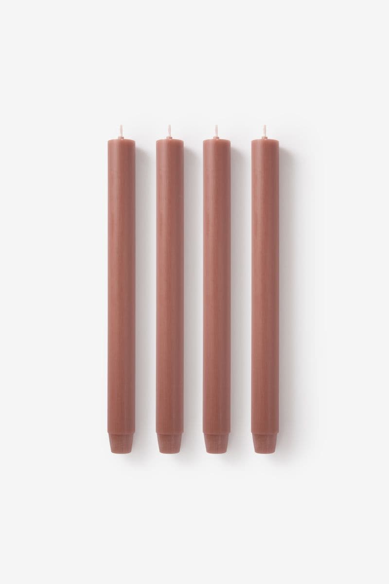 Petites Bougies Chandelier - Saumon