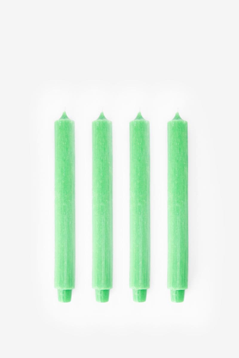 Bougies Chandelier 3,2 Cm - Vert Menthe