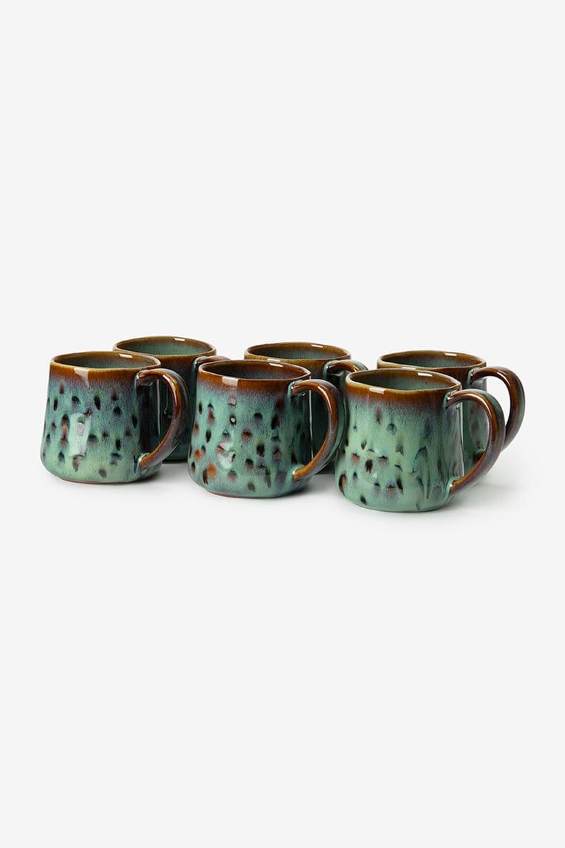 Mugs Porcelaine Avec Anse - Bleu
