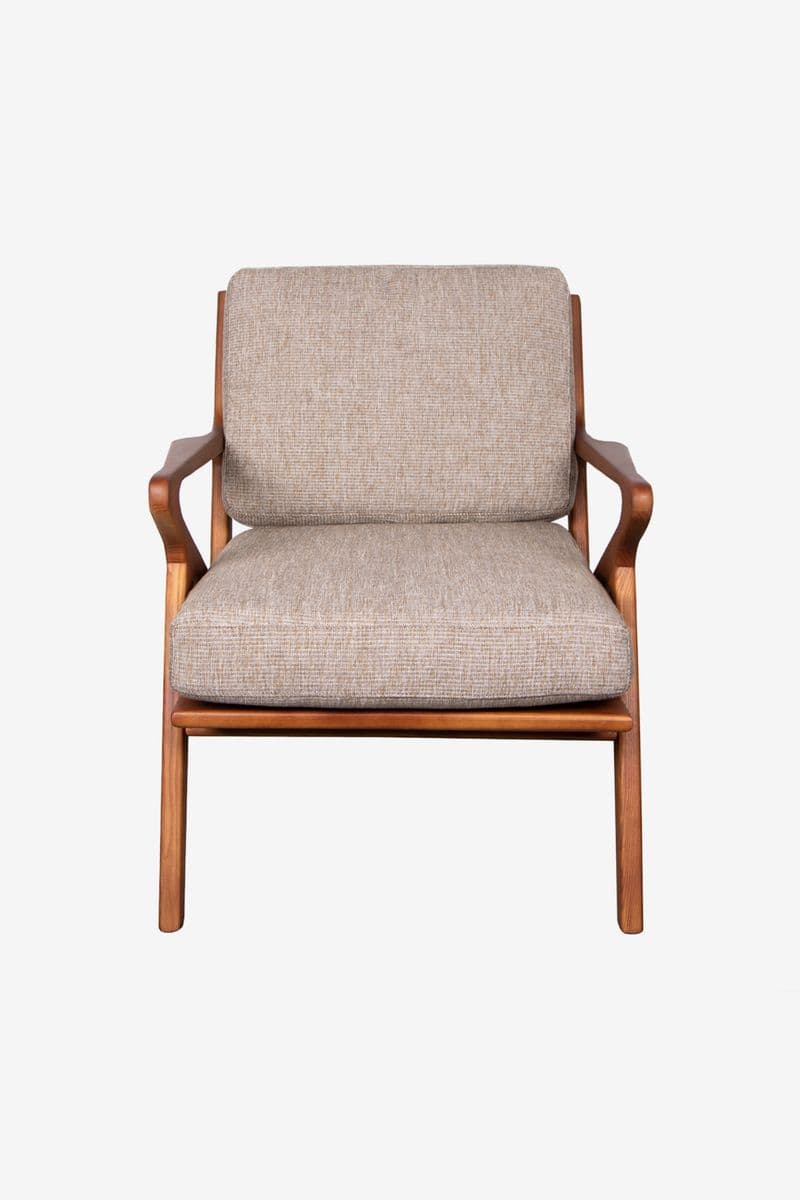 Chaise En Bois Mid-Century