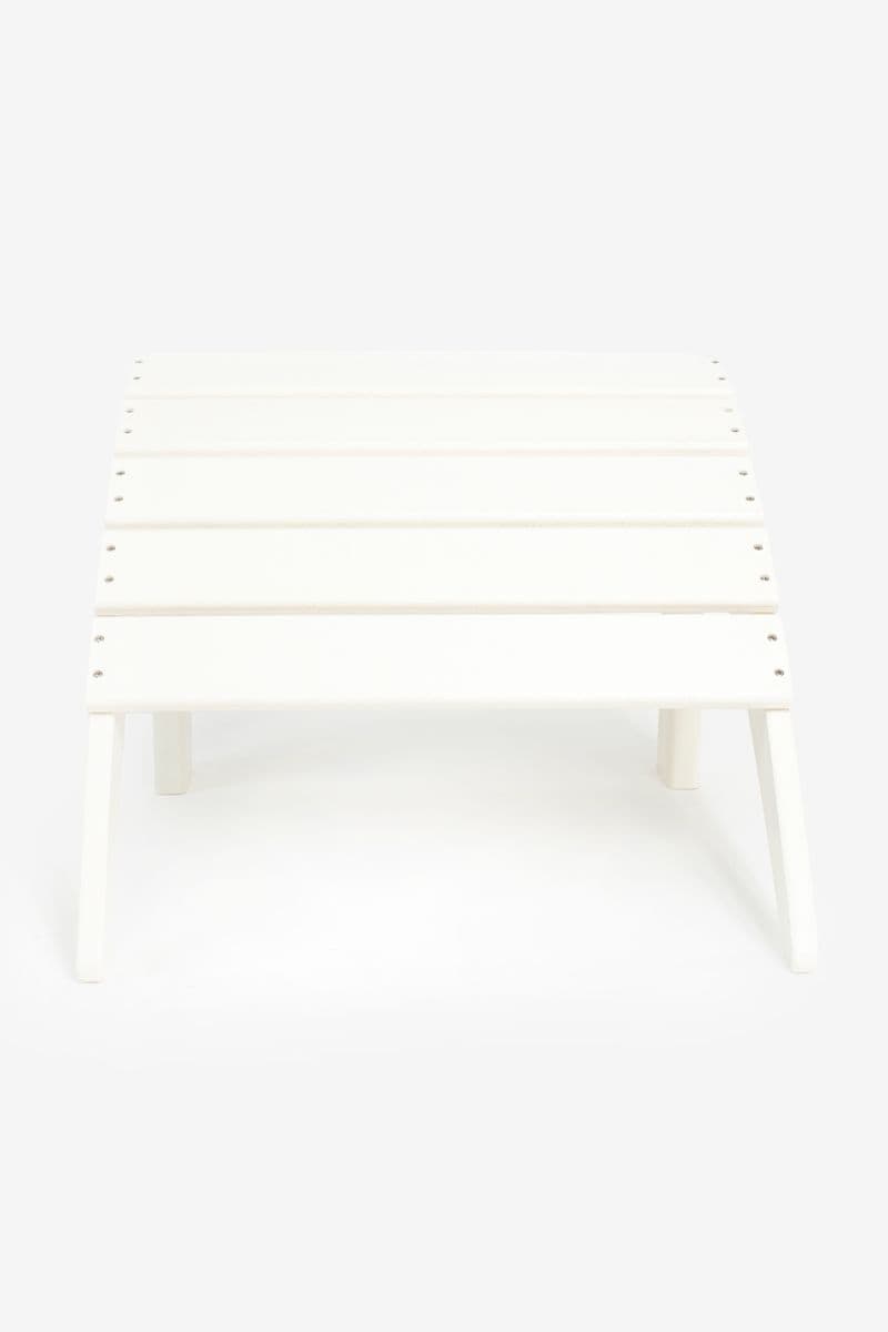 Witte Fanback Chair Voetenbankje