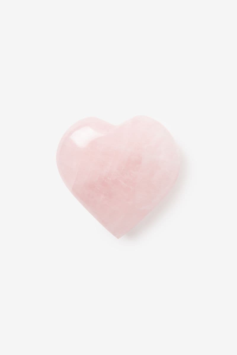 Petit Presse-papier Cœur En Marbre - Rose