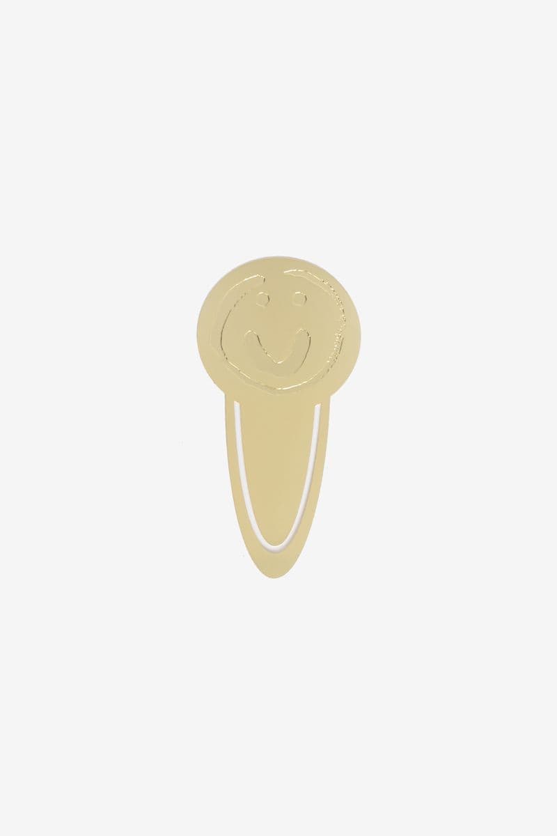 Marque-page Smiley - Doré