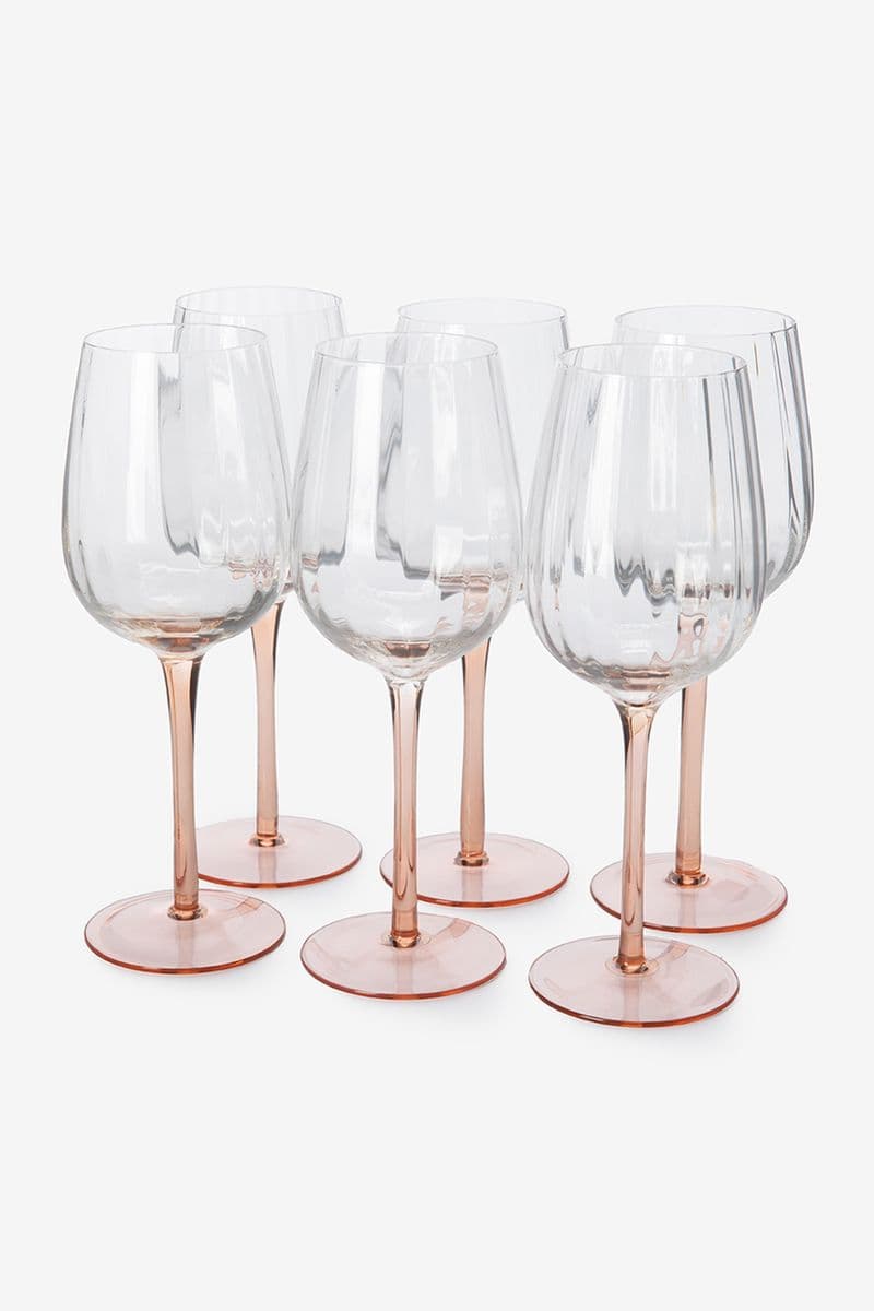 Verres À Vin Avec Pied Coloré
